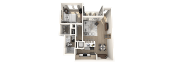 A1 Floor Plan at Altis Grand Twin Lakes, Florida, 34744