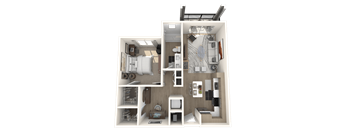 A10 Floor Plan at Altis Grand Twin Lakes, Florida, 34744