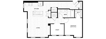 a blueprint of a floor plan of a house