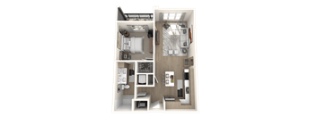 A12 Floor Plan at Altis Grand Twin Lakes, Kissimmee, FL 34744