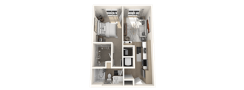 A14 Floor Plan at Altis Grand Twin Lakes, Kissimmee, FL