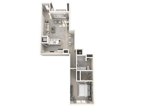 A2 Floor Plan  at Altis Blue Lake, Lake Worth, 33467