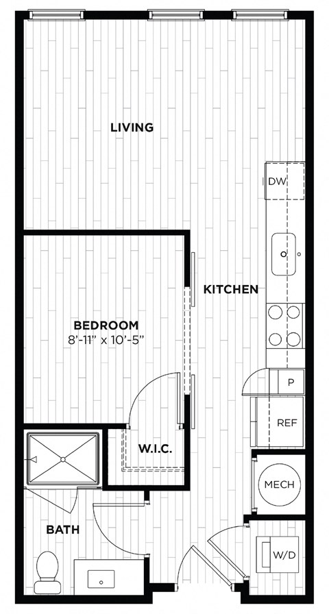 a floor plan of a small house