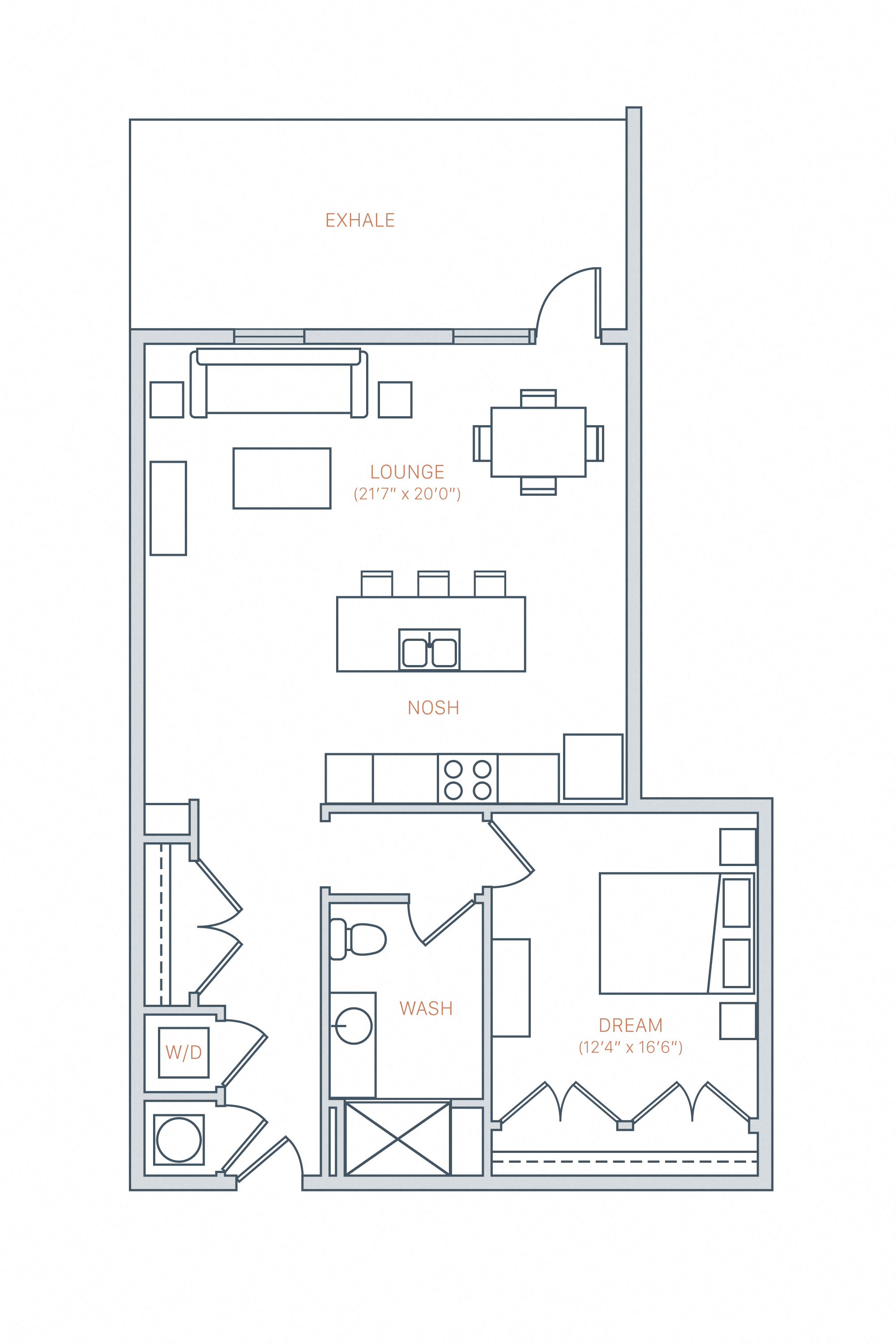 bedroom floor plan | the mansions on the park