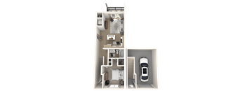 A5G Floor Plan at Altis Grand Twin Lakes, Kissimmee Florida