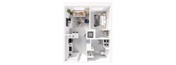 A white bathroom with a sink, toilet, and a mirror.