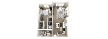 A9 Floor Plan at Altis Grand Twin Lakes, Florida