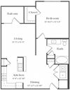A1 1 BED/1 BATH