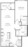 A2 1 BED/1 BATH