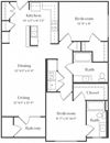 B1 2 BED/ 2 BATH