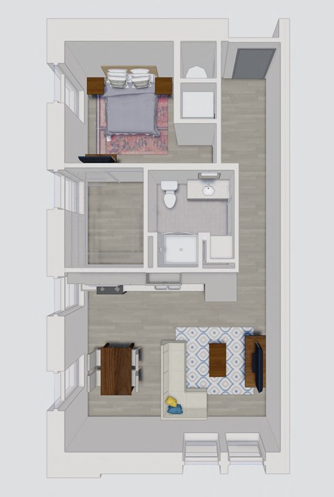 a drawing of a floor plan of a house
