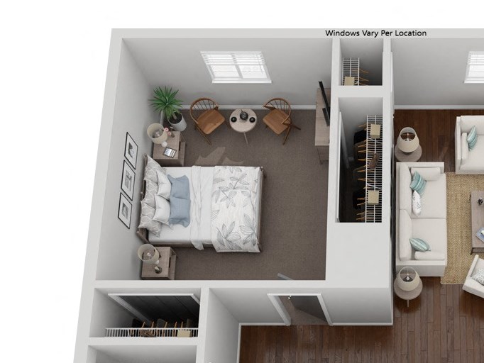 700 sf floor plan