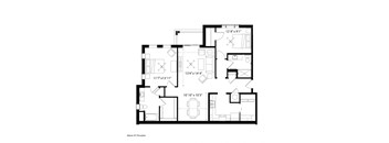 a floor plan of a residence with different floor plans