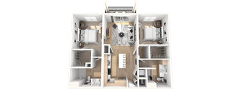 B2- Ambiance Floor Plan at Altis Santa Barbara, Naples, FL