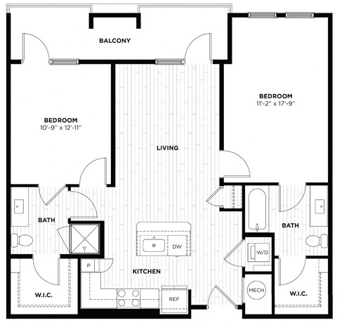 a blueprint of a floor plan of a house