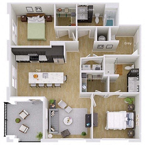 545 Foster Street Studio-3 Beds Apartment for Rent - Photo Gallery 65