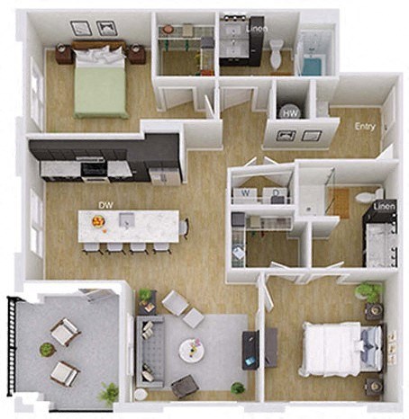 545 Foster Street Studio-3 Beds Apartment for Rent - Photo Gallery 66