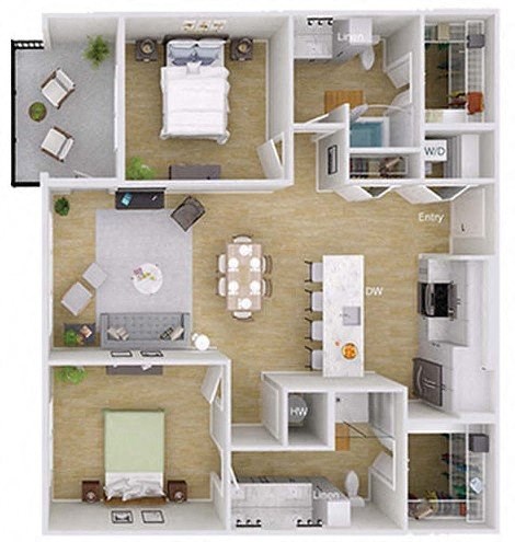 545 Foster Street Studio-3 Beds Apartment for Rent - Photo Gallery 68