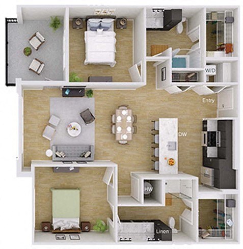 545 Foster Street Studio-3 Beds Apartment for Rent - Photo Gallery 69