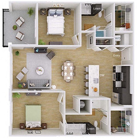 545 Foster Street Studio-3 Beds Apartment for Rent - Photo Gallery 71