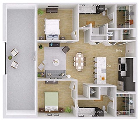 545 Foster Street Studio-3 Beds Apartment for Rent - Photo Gallery 74