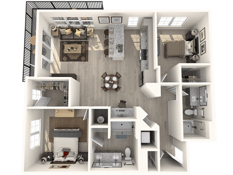 1320 Stanley St Studio-3 Beds Apartment for Rent - Photo Gallery 34