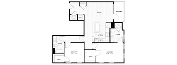 a blueprint of a floor plan of a house