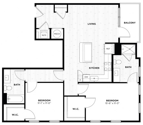 a blueprint of a floor plan of a house