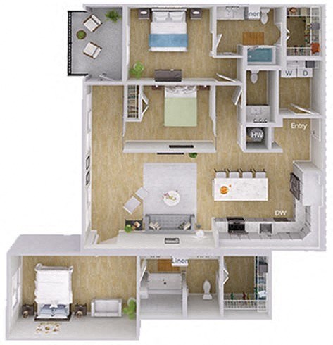 545 Foster Street Studio-3 Beds Apartment for Rent - Photo Gallery 75