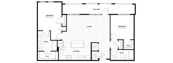 a blueprint of a floor plan of a house