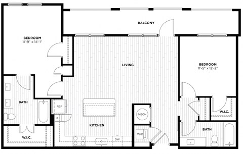 a blueprint of a floor plan of a house
