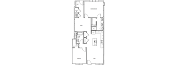 floor plan of the first floor of a modern house