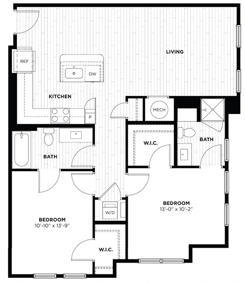a schematic drawing of a floor plan of a house with different angles and triangles