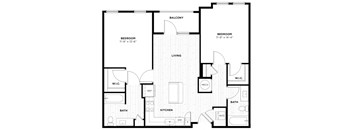 a blueprint of a floor plan of a house