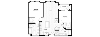 a blueprint of a floor plan of a house