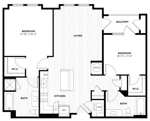 a blueprint of a floor plan of a house