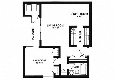 1 Bedroom 1 Bath
