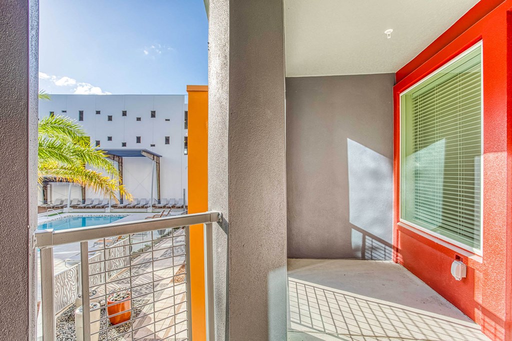 Large Balcony at The Parker at Maitland Station in Maitland, FL
