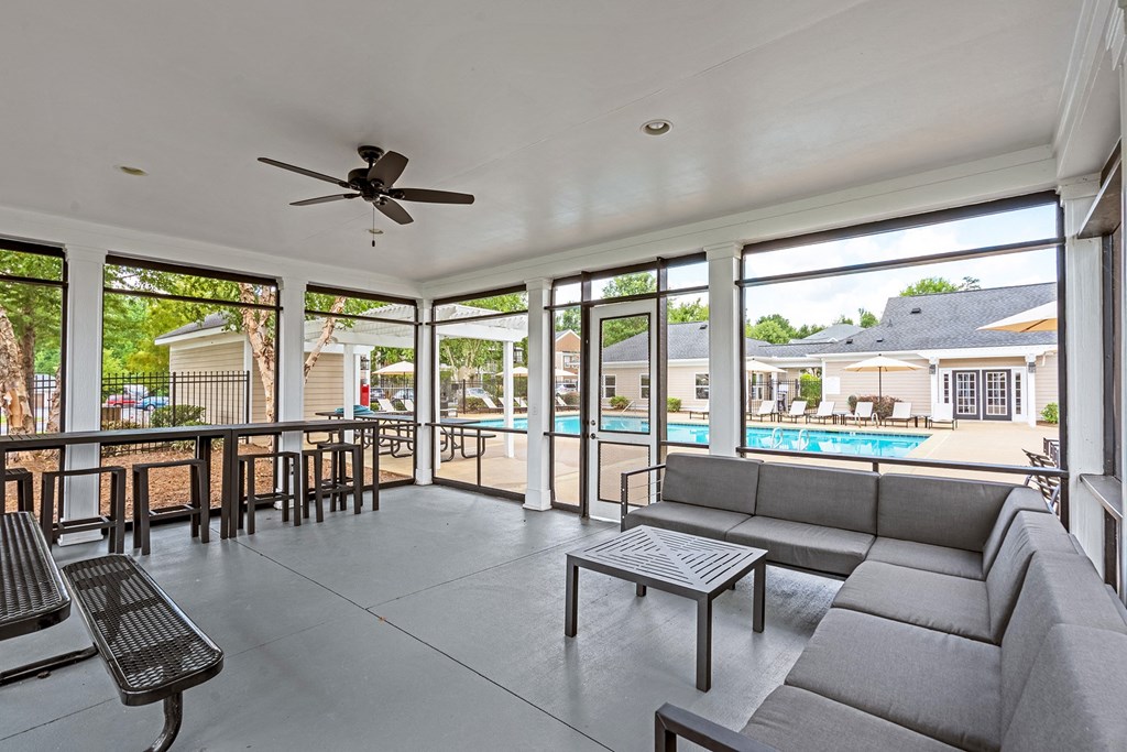 Grilling Patio at Woodland Trail, LaGrange, Georgia