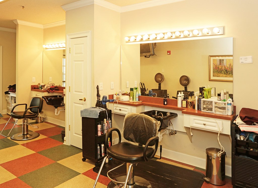 highland court senior living salon and barber shop