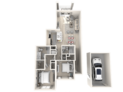 C1G Floor Plan  at Altis Blue Lake, Lake Worth, 33467