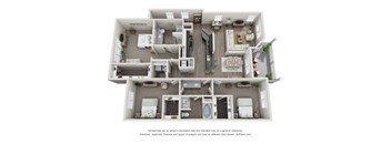 greystone falls 3 bedroom with garage floor plan