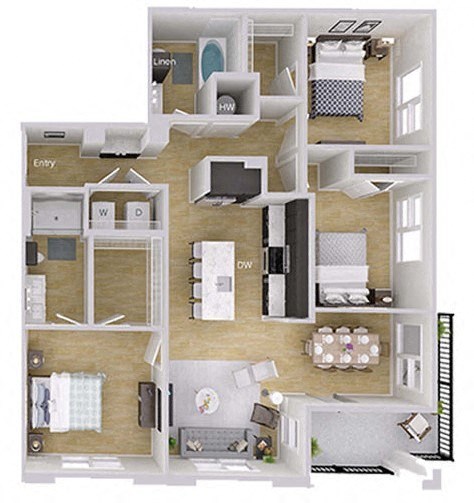 545 Foster Street Studio-3 Beds Apartment for Rent - Photo Gallery 76