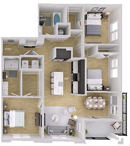 545 Foster Street Studio-3 Beds Apartment for Rent - Photo Gallery 77