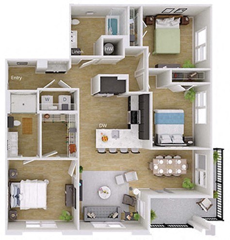 545 Foster Street Studio-3 Beds Apartment for Rent - Photo Gallery 78