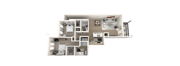 C3 Floor Plan at Altis Grand Twin Lakes, Kissimmee, FL