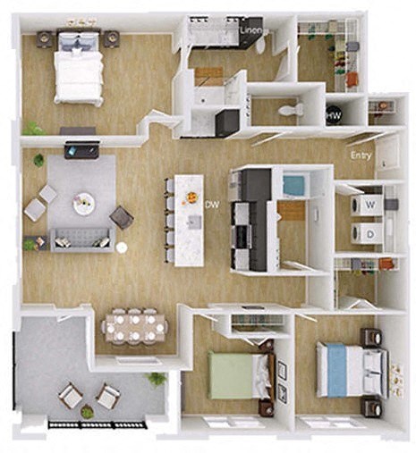 545 Foster Street Studio-3 Beds Apartment for Rent - Photo Gallery 79