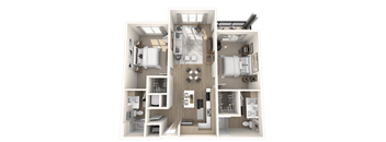 C6 Floor Plan at Altis Grand Twin Lakes, Florida
