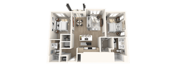 C7 Floor Plan at Altis Grand Twin Lakes, Florida, 34744