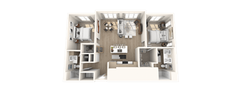 C8 Floor Plan at Altis Grand Twin Lakes, Kissimmee, FL 34744